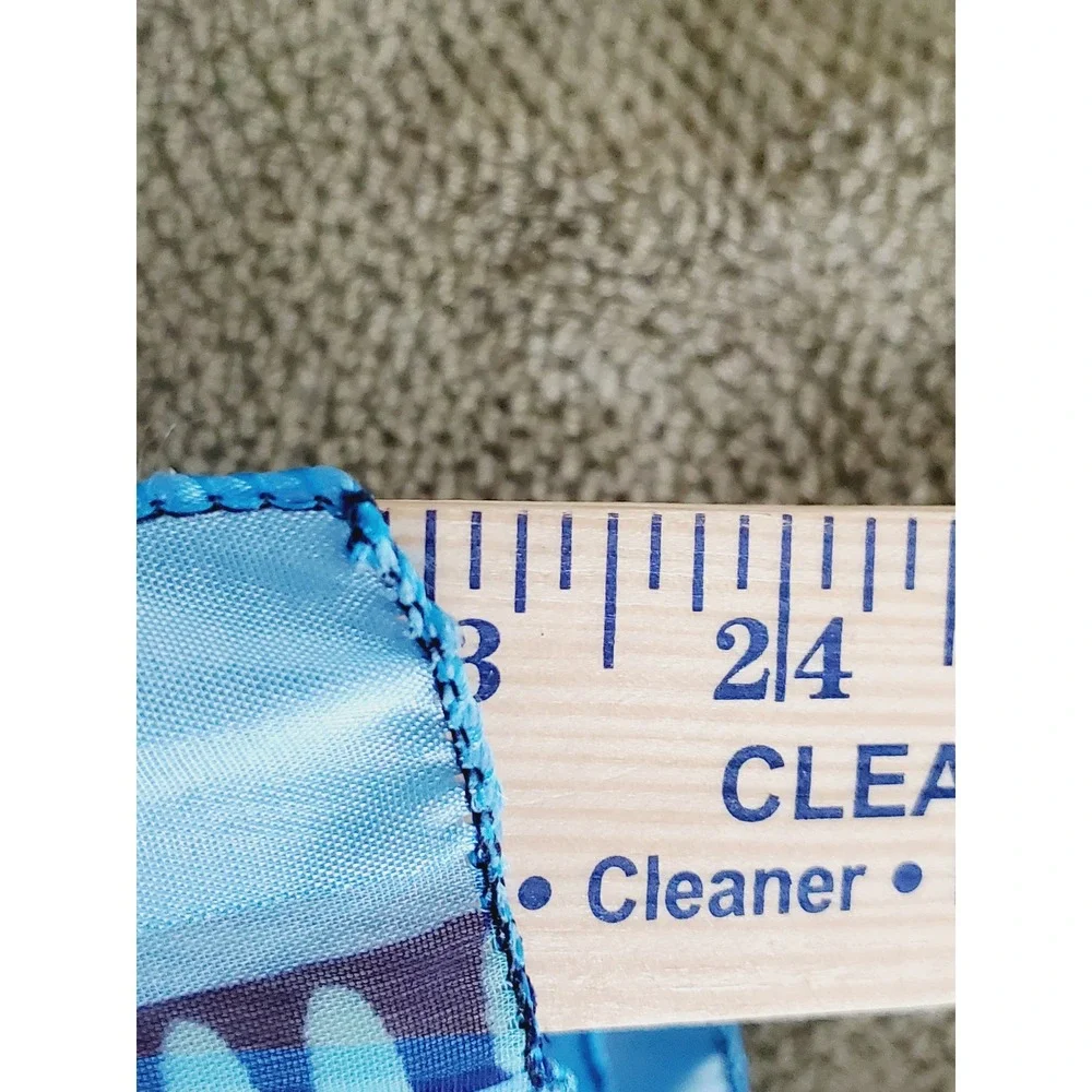 Lightweight Scarf Blue Geometric Pattern Lightweight Polyester‎ Accessory OS